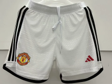23/24  M-U  Home Player   Version  shorts  Soccer Jersey
