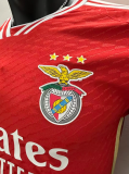 23/24 Benfica Home Player Version Soccer Jersey