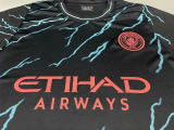 23/24  Manchester City second  away  Kids Soccer Jersey