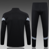 23/24 AC Milan Half pull up long sleeves training suit black Soccer Jersey