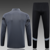 23/24 Dortmund Half pull up long sleeves training suit darkgray Soccer Jersey