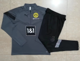 23/24 Dortmund Half pull up long sleeves training suit darkgray Soccer Jersey