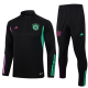 23/24 Bayern Munich Half pull up long sleeves Training suit  Black Soccer Jersey