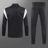 23/24 AC Milan Jacket Tracksuit black B款 Soccer Jersey
