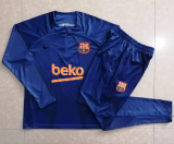 23/24  Barcelona Half pull up long sleeves training suit pandan(inkjet) Soccer Jersey