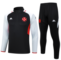 23/24 Vasco da Gama Half pull up long sleeves training suit black Soccer Jersey