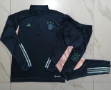 23-24 Ajax Half pull up long sleeves training suit sapphire blue Soccer Jersey
