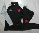 23/24 Vasco da Gama Half pull up long sleeves training suit black Soccer Jersey