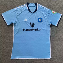 23/24 Hamburg away Fan Version Soccer Jersey