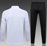 23/24 AC Milan Half pull up long sleeves training suit White (inkjet) Soccer Jersey