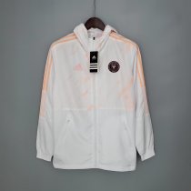 23/24  Miami Windbreaker white  WITH CAP