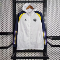 23/24  Arsenal  Windbreaker White pullover