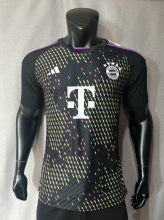 23/24 Bayern Munich away jacquard weave Player Version Soccer Jersey