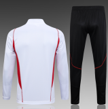 23/24 Sao Paulo Half pull up long sleeves Training suit white Soccer Jersey