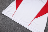 23/24 Sao Paulo Half pull up long sleeves Training suit white Soccer Jersey