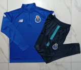 23/24 Porto Half pull up long sleeves Training suit pandan Soccer jersey