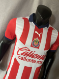 23/24 Chivas Home Player Version Soccer Jersey