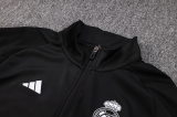23/24 Real Madrid Jacket Tracksuit black Soccer jersey