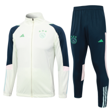 23-24 Ajax Jacket Tracksuit light green Soccer Jersey