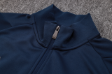 23/24 Real Madrid Jacket Tracksuit sapphire blue Soccer jersey