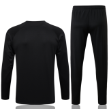 23/24 Corinthians Half pull up long sleeves Training suit black Soccer Jersey