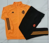 23-24 Brazil International Jacket Tracksuit orange Soccer Jersey