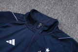 23/24 Cruzeiro Jacket Tracksuit sapphire blue Soccer  Jersey