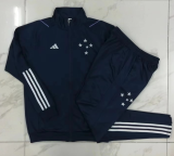 23/24 Cruzeiro Jacket Tracksuit sapphire blue Soccer  Jersey
