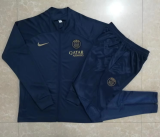 23/24  PSG Jacket Tracksuit sapphire blue Soccer Jersey