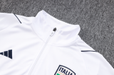 23/24 Italy Jacket Tracksuit  white Soccer Jersey