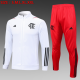 23/24 Flamengo Jacket Tracksuit  white Soccer  Jersey