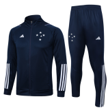 23/24 Cruzeiro Jacket Tracksuit sapphire blue Soccer  Jersey