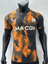 23/24 Marseille Second away Player  Version Soccer Jersey