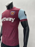 23-24 West Ham home Player Version Soccer Jersey