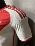 23/24  River Plate home  Player Version Soccer Jersey