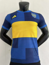 23/24 Boca home Player Version Soccer Jersey