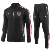 23/24 Miami Jacket Tracksuit  black Soccer  Jersey
