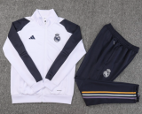 23/24 Real Madrid Jacket Tracksuit White Soccer jersey