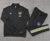 23/24  Arsenal Jacket Tracksuit black B款 Soccer Jersey