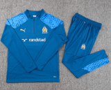 23/24 Marseille Half pull up long sleeves training suit Shangqing Soccer Jersey