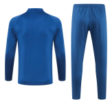 23/24 Marseille Half pull up long sleeves training suit sapphire blueB款 Soccer Jersey