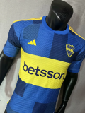 23/24 Boca home Player Version Soccer Jersey