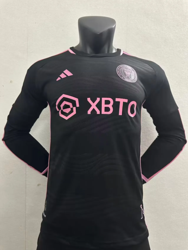 23/24  Miami away long sleeve Player Version Soccer Jersey