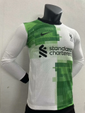 23/24  Liverpool away long sleeve Player Version Soccer jersey
