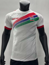 23/24 Africa Cup Gambia away player version Soccer Jersey