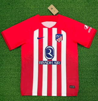 23/24 Atletico Madrid Home  Fans Version Soccer Jersey