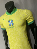 23-24 Brazil home  Player Version Soccer Jersey