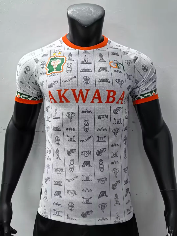 23/24 Ivory Coast training suit Player Version  Soccer Jersey 科特迪瓦