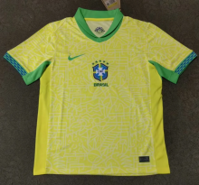 23-24 Brazil home Fan Version Soccer Jersey