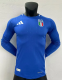 24/25 Italy long sleeve Home  Player Version Soccer Jersey